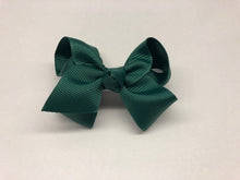 Load image into Gallery viewer, Très Chic Bow Barrettes - Hunter Green