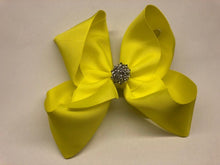 Load image into Gallery viewer, Très Chic Bow Barrettes - Lemon