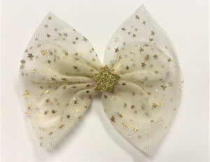 Star Bow Barrettes