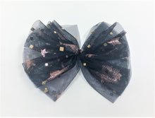 Load image into Gallery viewer, Metal Stars Bow Barrette