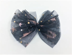 Metal Stars Bow Barrette