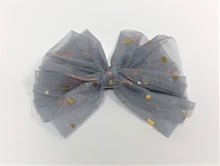 Load image into Gallery viewer, Metal Stars Bow Barrette