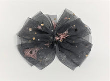 Load image into Gallery viewer, Metal Stars Bow Barrette