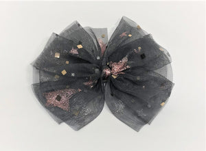 Metal Stars Bow Barrette