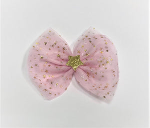 Star Bow Barrettes